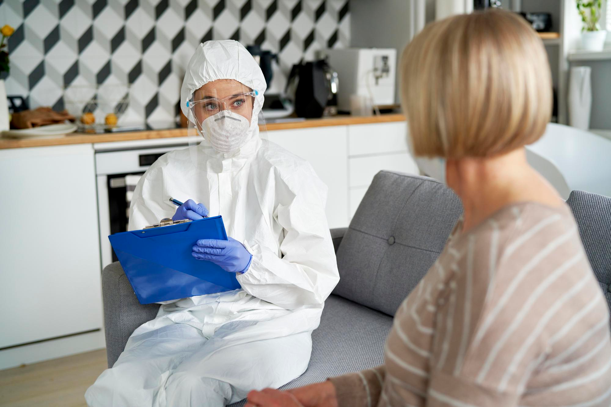 A meth decontamination professional discusses REA Guidance changes with a property owner.