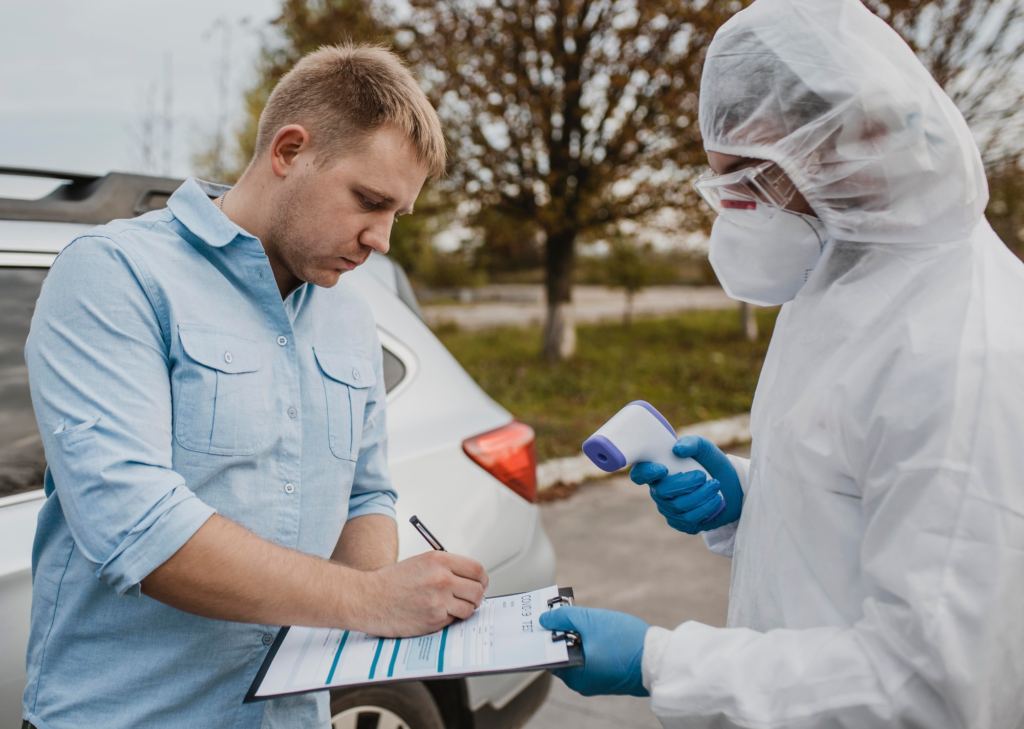 A NZ property owner signs off on a meth test for his rental.